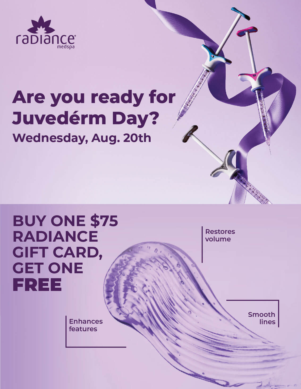 Are you ready for Juvederm Day?